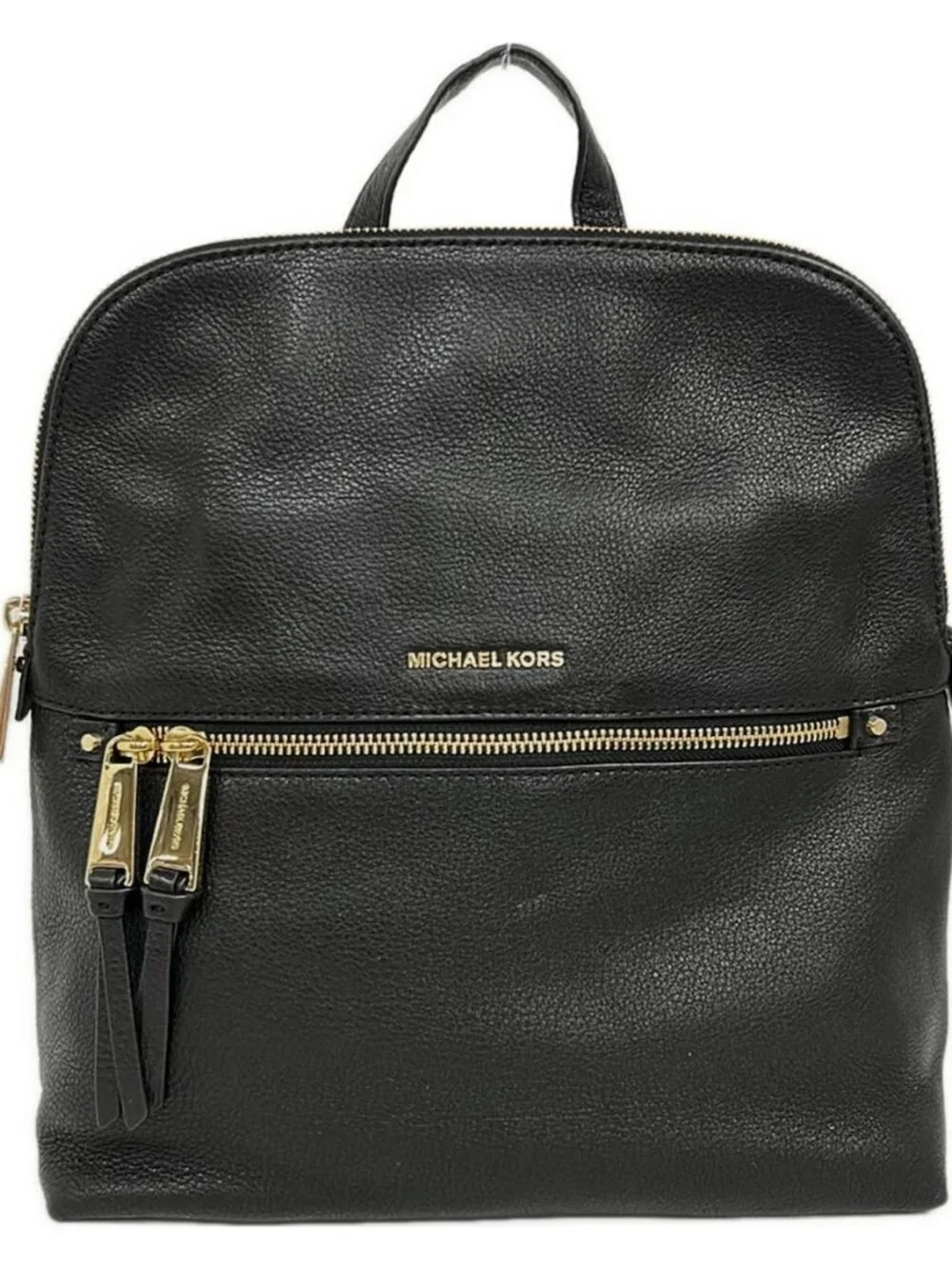 MICHAEL KORS Black Leather Backpack